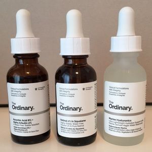 Set of skincare products